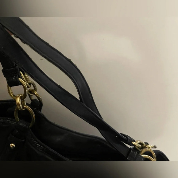 Coach Vintage Alexandra python chain leather satchel bag chic classic - Picture 5 of 16